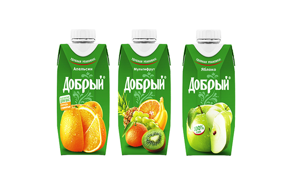 Натуральный сок Добрый 0,33л