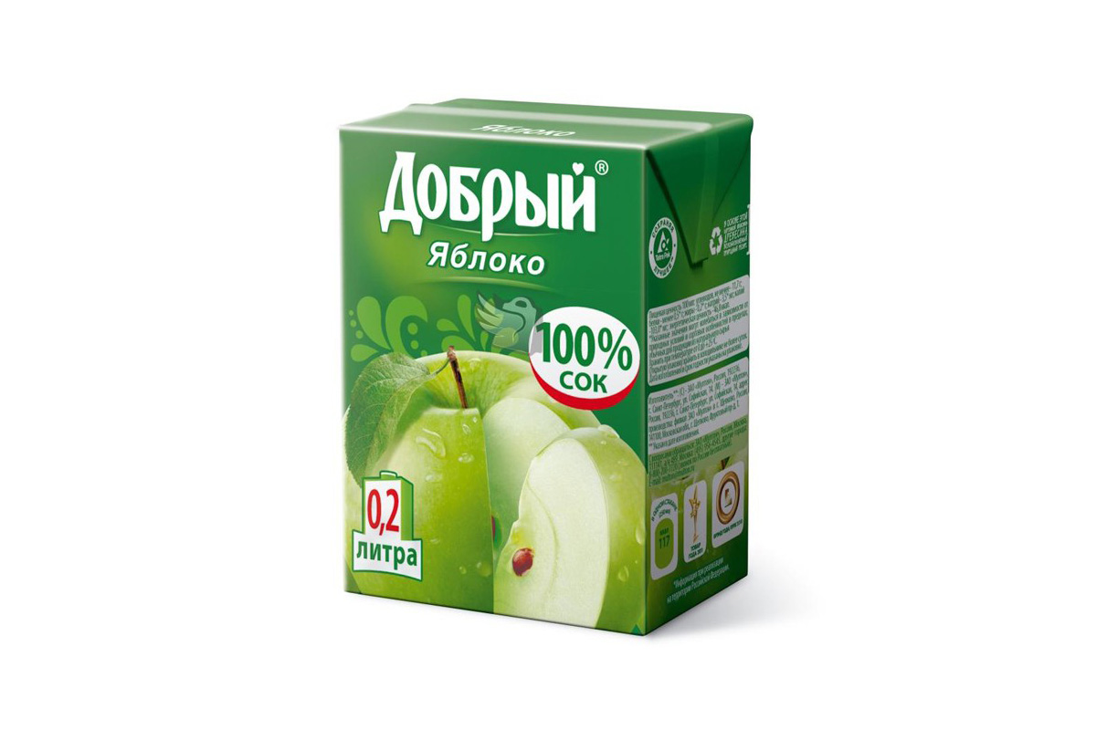 Натуральный сок Добрый 0,25л